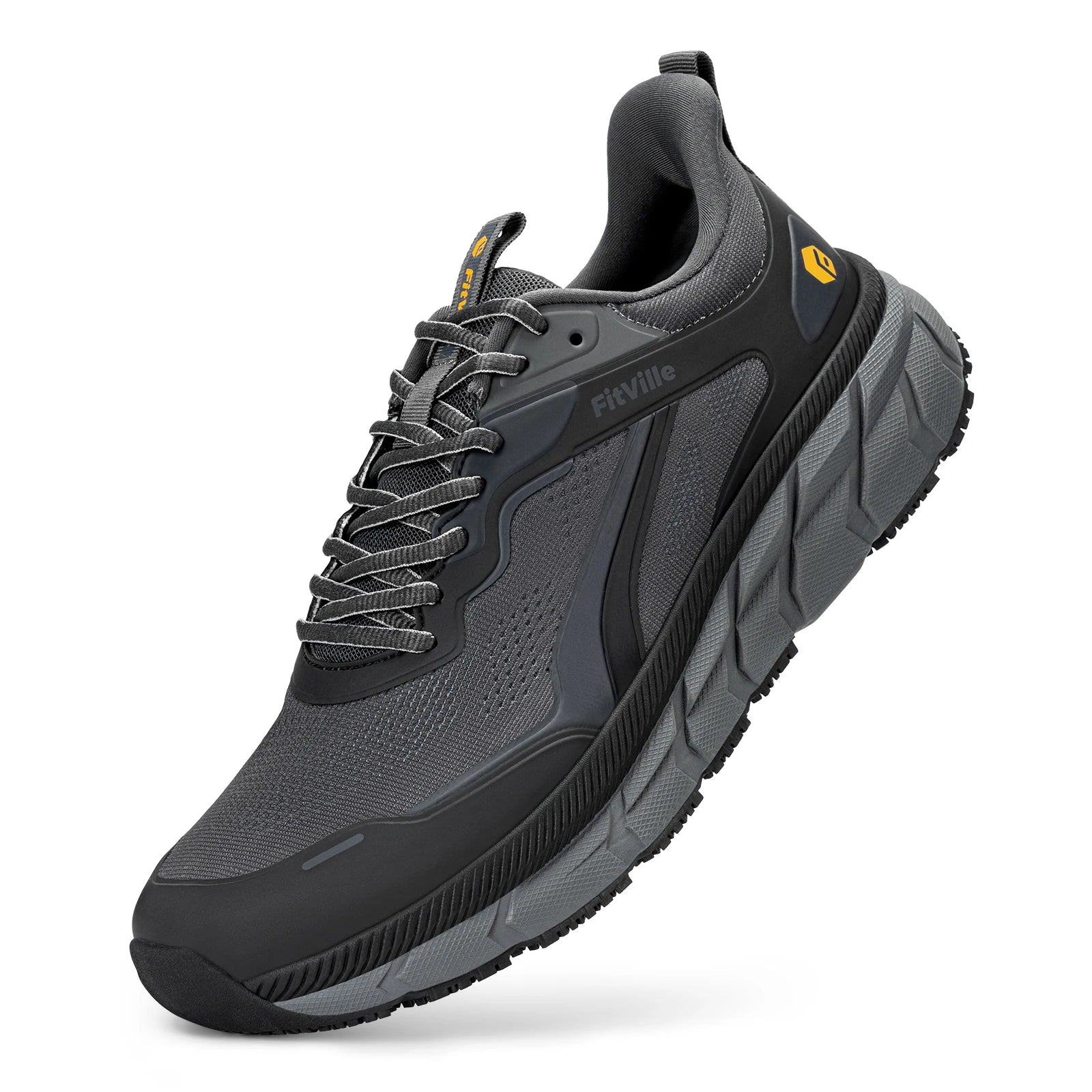 Wide Toe Box Cushioned Extra Wide Non Slip Running Shoes