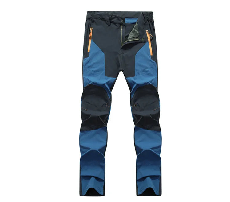 Men Quick Dry Hiking Pants Lightweight Breathable Outdoor Zipper