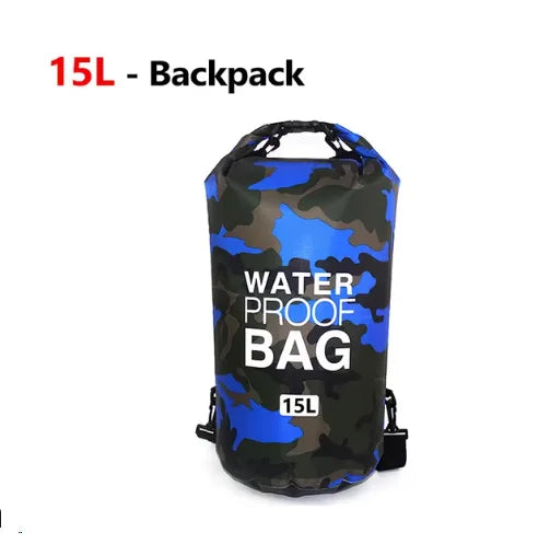 Waterproof PVC Dry Bag Backpack Kayak Surfing Swimming Outdoor Pack