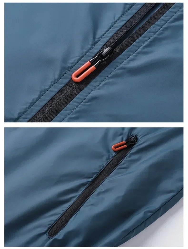 Men UV Protection Waterproof Breathable Sun Protection Fishing Jacket