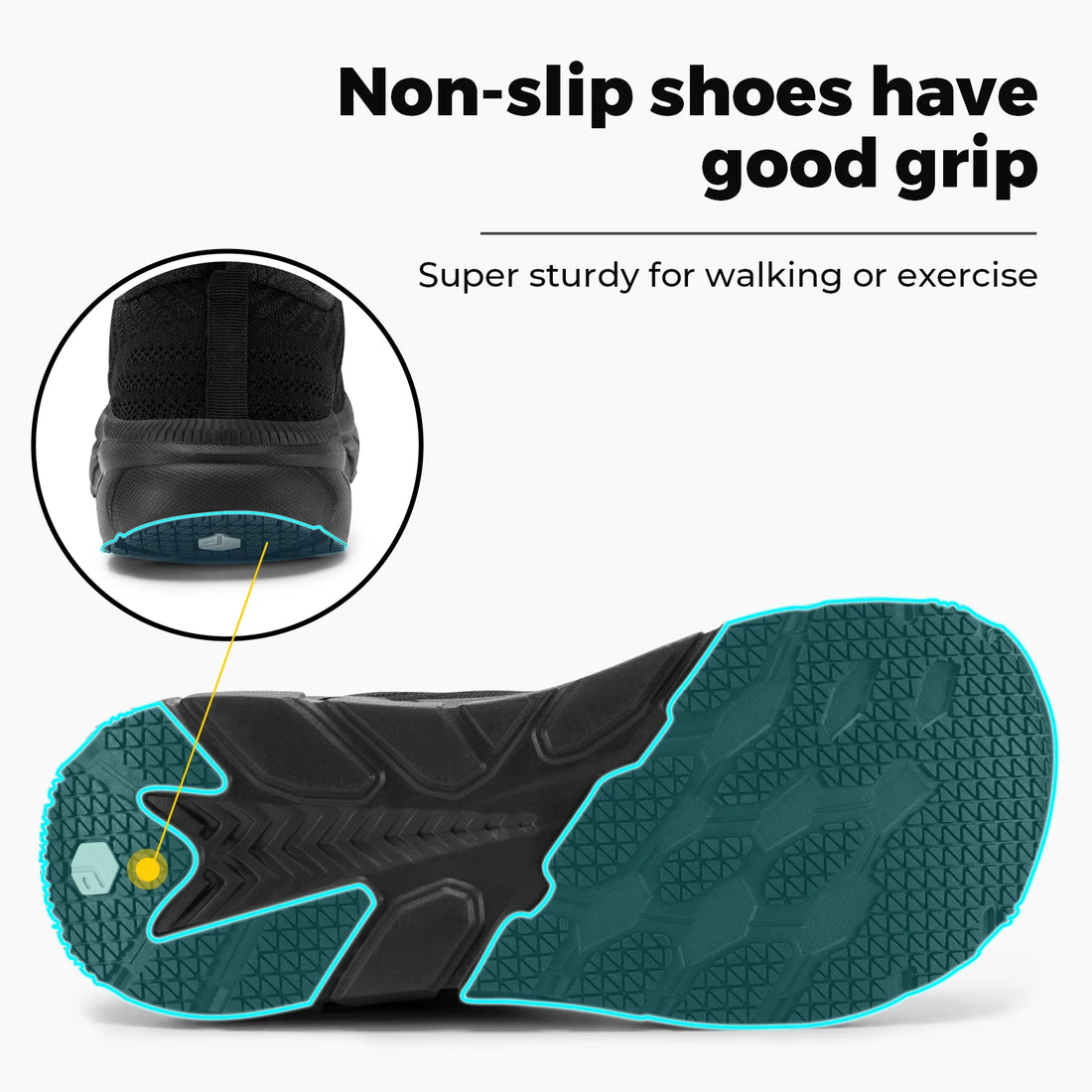 Wide Toe Box Cushioned Extra Wide Non Slip Running Shoes