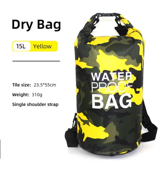 Waterproof PVC Dry Bag Backpack Kayak Surfing Swimming Outdoor Pack