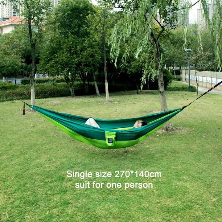 Portable Nylon Parachute Hammock Single Double Camping Hiking Garden