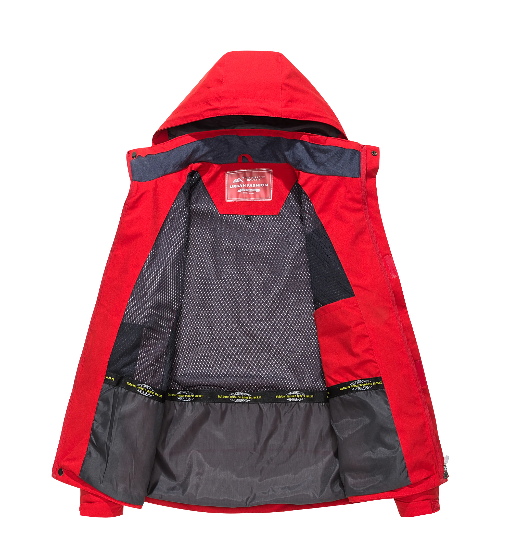 Men Waterproof Hiking Jacket Windproof Outdoor Camping Trekking Coat
