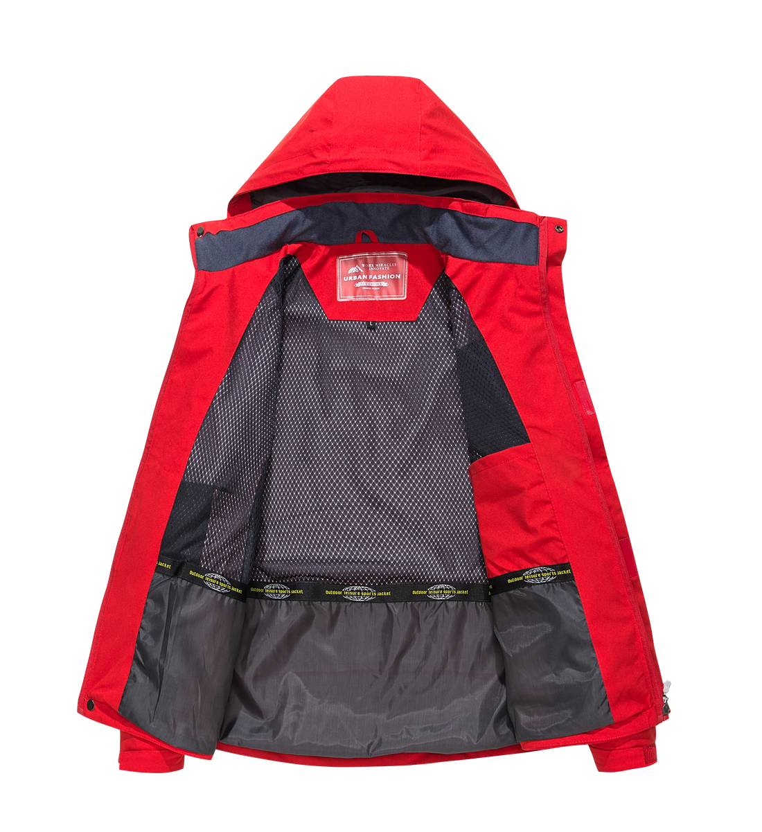 Men Waterproof Hiking Jacket Windproof Outdoor Camping Trekking Coat