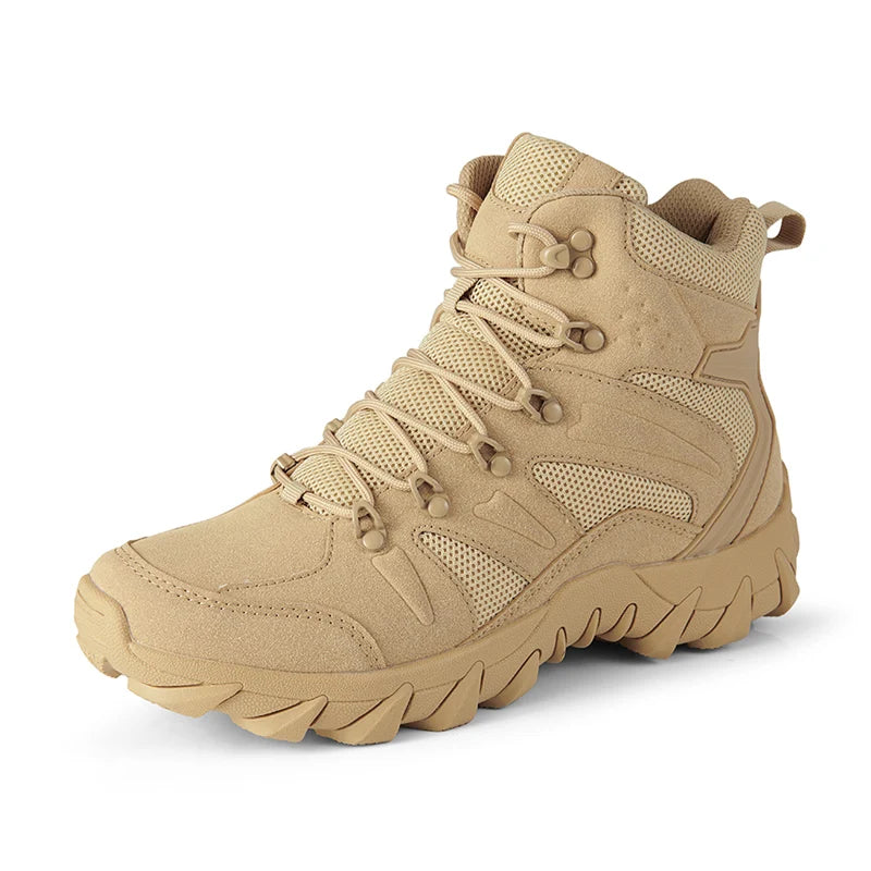 Upgraded Tactical Combat Boots Anti Wear Outdoor Hiking Sneakers Men