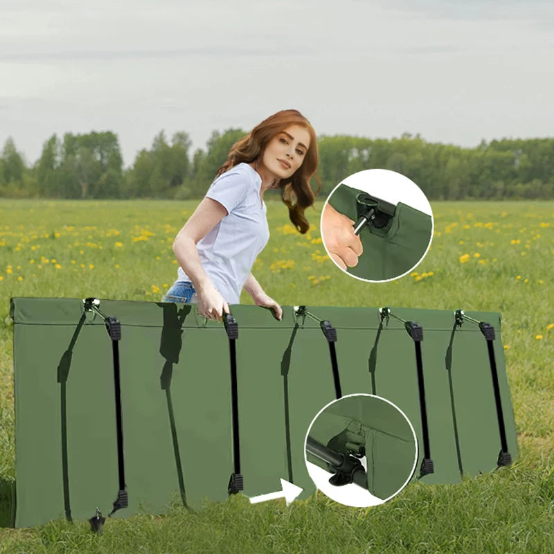 Portable Folding Camping Cot Ultralight Compact Travel Sleeping Bed