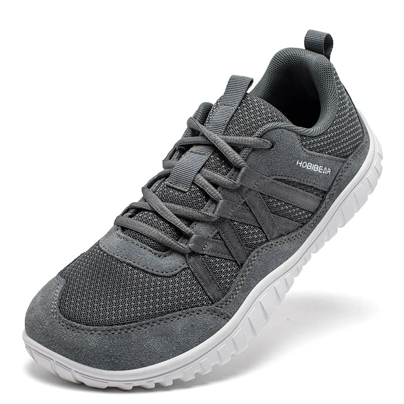 Wide Toe Walking Running Shoes Breathable Non Slip Outdoor Sneakers