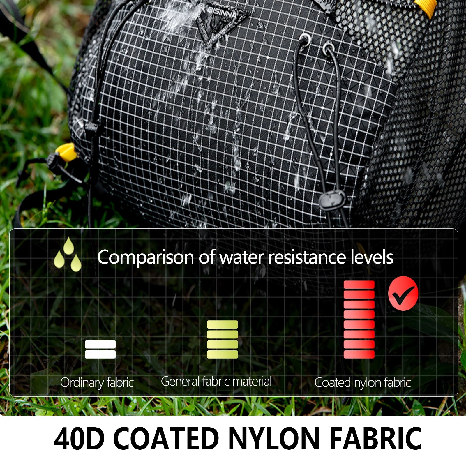 Ultralight 25+10L Camping Backpack Hiking Travel Climbing Outdoor Bag