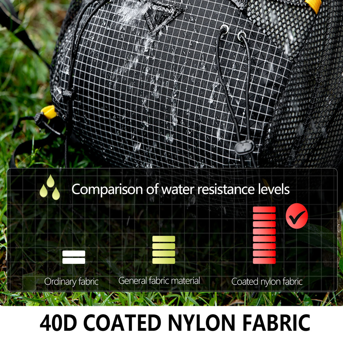 Ultralight 25+10L Camping Backpack Hiking Travel Climbing Outdoor Bag